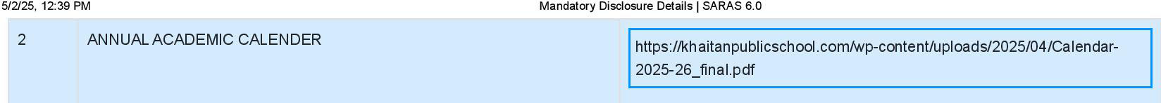 mandatory