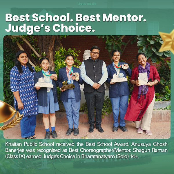 Best School.best Mentor.  Judge's Choice.