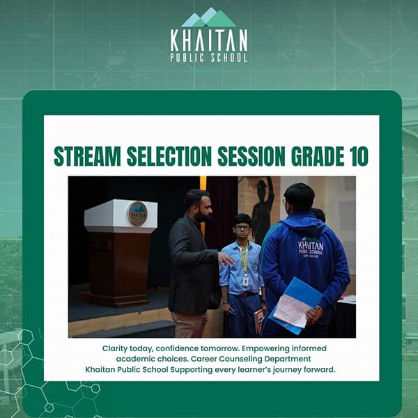 Stream Selection Session Grade 10
