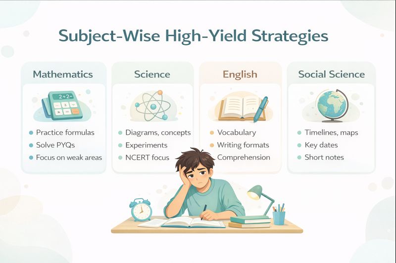 Subject Wise High Yield Strategies Will I Pass CBSE Class 12 Board Exams